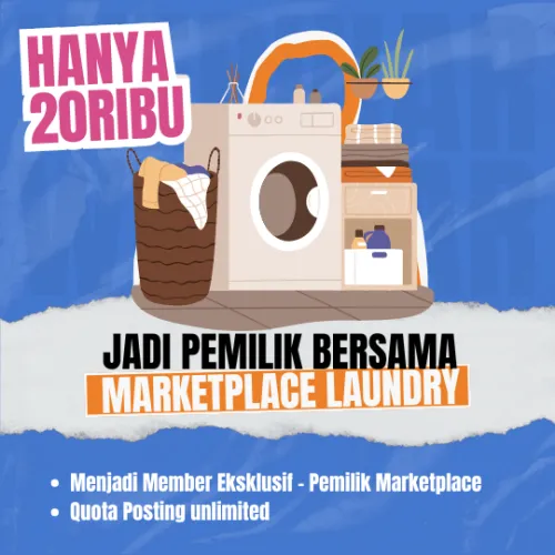 Jadi Pemilik Bersama Marketplace Laundry